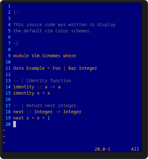 blue theme